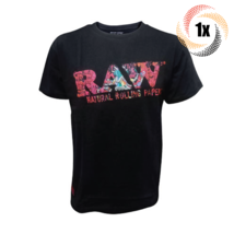 1x Shirt Raw Ghost Shrimp Logo Design Black T Shirt | XL | 100% Cotton - £32.35 GBP