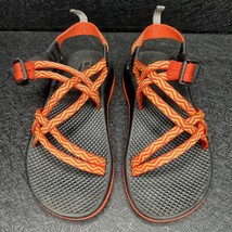 Chaco ZX1 Sport Sandals Red Orange Pink Yellow Girl Size 4 Youth Hiking Sandals - £12.86 GBP