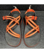 Chaco ZX1 Sport Sandals Red Orange Pink Yellow Girl Size 4 Youth Hiking ... - £12.74 GBP