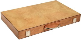 Open Box! 18&quot; Orion Craft Wood Backgammon Set - Olive Burl - £55.95 GBP