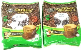 2 Bags OLD TOWN (3 in 1) Hazelnut White Coffee Asian Instant Coffee - $29.69