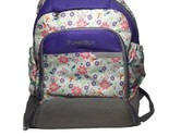 Planetbox Jetpack Backpack, Purple &amp; Floral. Padded, Firm Back, - £23.13 GBP
