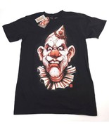 Spencer&#39;s Get Down Art Cult of Fools Creepy The Killer Clown T Shirt Sz L - $24.61 CAD