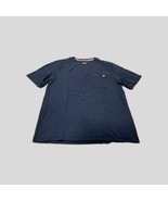 Wrangler Workwear Mens XLT T-Shirt Navy Blue Short Sleeve Pocket Casual ... - $23.96 CAD