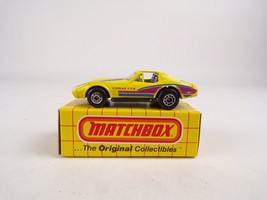 Matchbox 1983 Corvette T Roof Superfast No 62 MB40 Yellow - $11.99