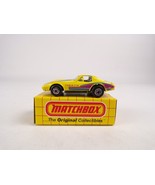 Matchbox 1983 Corvette T Roof Superfast No 62 MB40 Yellow - $16.45 CAD