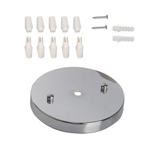 Ceiling Canopy Light Kit,6Inch Chrome Ceiling Plate Chassis Base Pendant... - $21.99