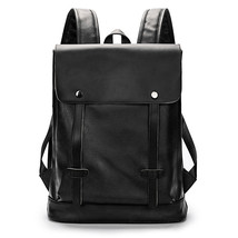 Men&#39;s Backpack Backpack College Style Middle School Student Schoolbag Leather Ba - £50.33 GBP
