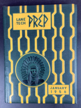 LANE TECH Prep January 1956 Chicago High School Yearbook Vol 38 - £27.68 GBP