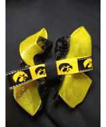 Iowa Hawkeyes Bow: Tailgate Hair Accessory - $15.00