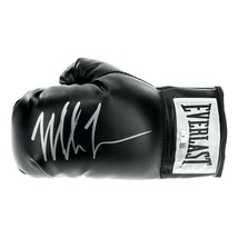 Mike Tyson Autographed Black Everlast Boxing Glove Beckett BAS COA Signed Iron - £299.51 GBP