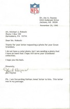 Dr Joe Haynes Signed 1990 Typed Letter NFL Line Judge - £15.81 GBP