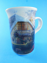 Thomas Kinkade Lilac Cottage Coffee Mug tea cup Light up windows when warm  - £6.22 GBP
