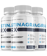 Stinagra RX - Male Virility - 3 Bottles - 180 Capsules - $81.48