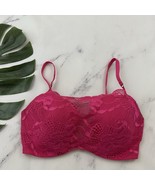 Natori Womens Zen Floral Contour Cami Bra Size 34 DD Pink Lace Underwire... - $443.51 MXN