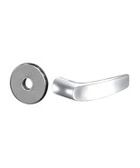 Mortise Privacy Latch Trim Only with B Lever &amp; LN Rose, Satin Chrome - $864.65 CAD