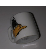 RARE WB Looney Tunes Miniature Porcelain Ceramic 1.25&quot; Mug Cup DAFFY DUCK - £10.91 GBP