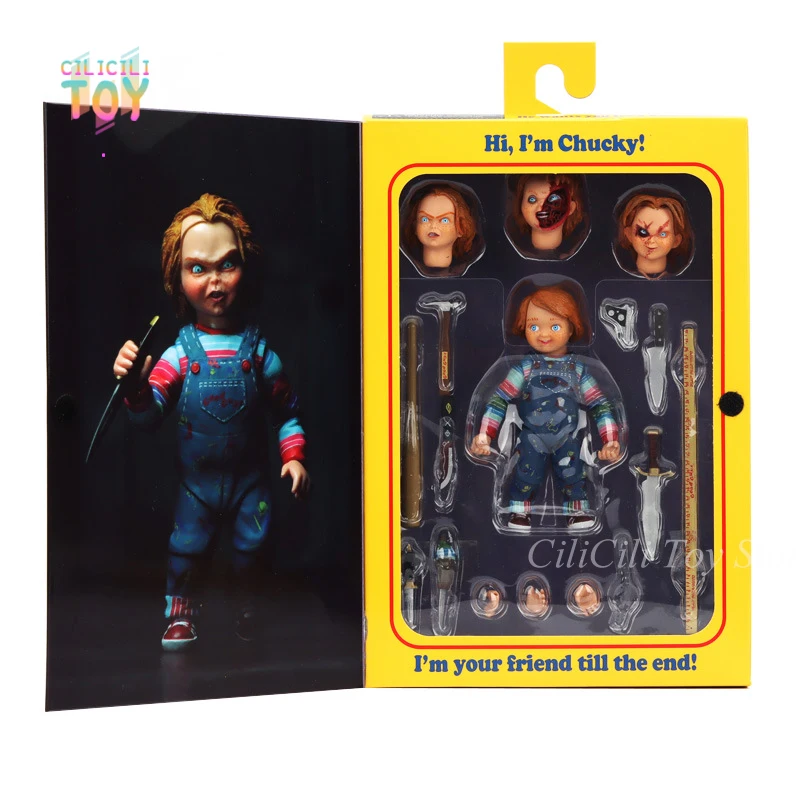 10cm NECA Seed Of Chucky Anime Figurine Chucky Action Figure PVC Horror ... - £33.31 GBP