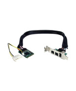STARTECH.COM MPEX1394B3 3 PORT 2B 1A 1394 MINI PCI EXPRESS FIREWIRE CARD... - £112.51 GBP