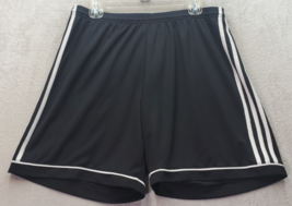 adidas Shorts Mens Large Black Basketball Dark Wash Aeroready Elastic Wa... - £16.67 GBP
