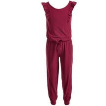 Epic Threads Little Girls Flutter-Sleeve Jumpsuit, Size 4T - $23.76