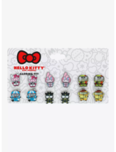 Sanrio Hello Kitty And Friends Tokyo Speed Racer Outfits Earring Set 6x - £19.97 GBP