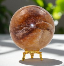 A+ GOLDEN QUARTZ Crystal Stone Healing Reiki Gemstone Decor Sphere Gift ... - $89.48