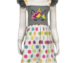 NEW Boutique Unicorn Sleeveless Girls Polka Dot Dress 8-9 - £10.27 GBP