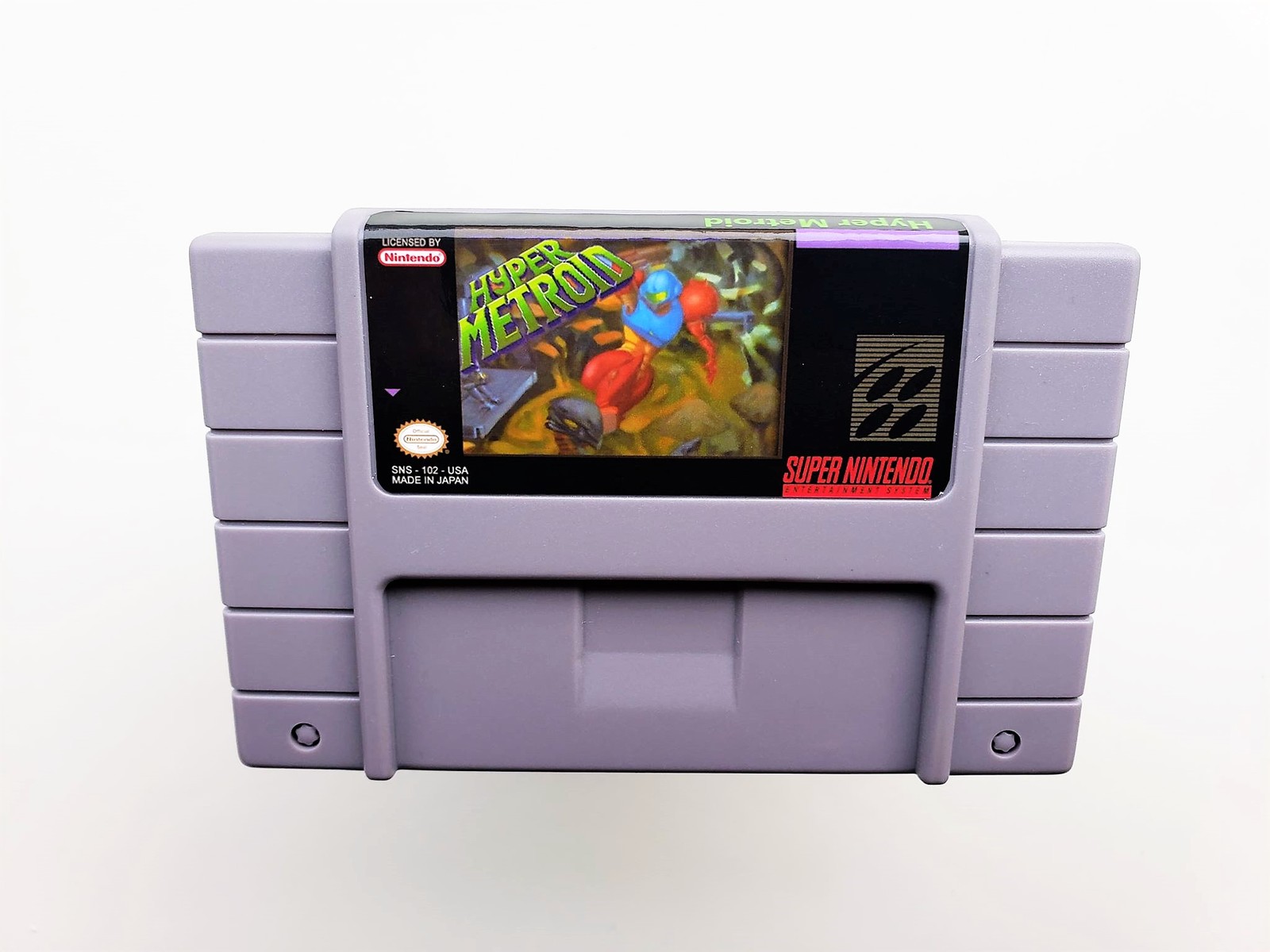 Hyper Metroid - Custom Case / Game Super Nintendo (SNES)