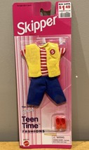 Mattel 1996 Skipper Teen Time Fashions Barbie Sister Yellow Monogrammed ... - $22.76
