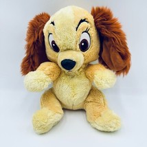 Disney Parks Babies Lady The Tramp 10&quot; Puppy Dog Plush Stuffed Cocker Spaniel - £10.27 GBP