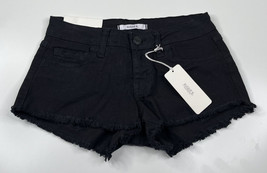 Klique B. NWT women’s XS black denim jean cut off shorts L1 - £13.31 GBP