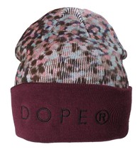 Dope Couture D0915-H510-BUR Seurat Beanie Burgundy Red Speckled Hat Skul... - £11.89 GBP