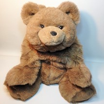 RARE Embrace Grizzly Bear Plush JUMBO Brown Stuffed Animal 24&quot; Korea - $99.00
