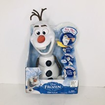 Disney Frozen Olaf Olaf-A-Lot Sit &amp; Stand Pose Push Nose 50+ Funny Phrases New - £22.64 GBP