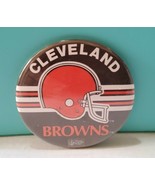 Vintage Cleveland Browns Helmet 1980s Button Pinback Pin Football 3.5&#39;&#39; ... - £14.58 GBP