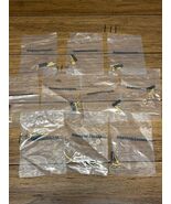 Lot of 10 Amphenol Connex 132119 RF Connector Coaxial Plug Gold Plated JD - $1,374.22 MXN