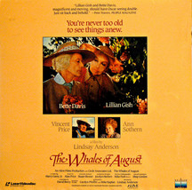THE WHALES OF AUGUST (1987)  Laser Disc--SEALED!! Bette Davis, Lillian Gish - £19.59 GBP