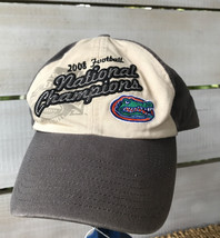 2008 Vtg UF Florida Gators Football National Champions embroidered Hat Cap  - £18.83 GBP