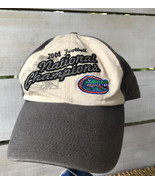 2008 Vtg UF Florida Gators Football National Champions embroidered Hat Cap  - £18.44 GBP