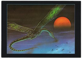 Tim White Fantasy Artist Evening Flight Mini Print 6x8&quot; Dragon&#39;s World U... - $4.50