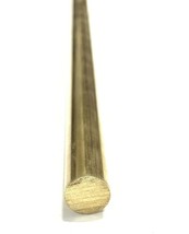 3/8&quot; .375&quot; C360 Brass Solid Round Bar Rod H02 60&quot; Piece - £16.58 GBP