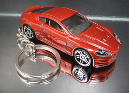 Dark Red 2010 Aston Martin DBS Key Chain Ring - £12.32 GBP