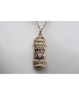 Vintage 14K Yellow Gold Jewish Star of David Mezuzah Pendant Charm 3.4 g... - $415.07 CAD