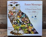 SunsOut Shaped Jigsaw Puzzle - FOREST MESSENGER - 650 Piece Eco Friendly... - $18.97