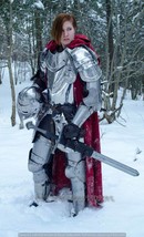 Knight Suit Of Armour Templar Combat Full Body Armour 18 Gauge Combat Costume - £1,027.84 GBP