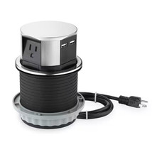 Link2Home Space Saver Pop Up-Outlet, 3 Power Outlets 15 Amp, 2 USB Ports... - $44.50