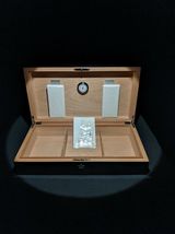 Elie Bleu Stars & Stripes "  Cigar Humidor 110 Count NIB Made in France NIB image 7