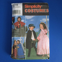 Simplicity 8318 Childrens Medieval Renaissance Costume Pattern Size A  3-8 UC FF - £9.55 GBP