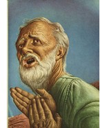 Guy Rowe. &quot;Abraham&quot;. Vintage 1949 Religious Biblical Lithograph Print. 9X12 - £9.48 GBP